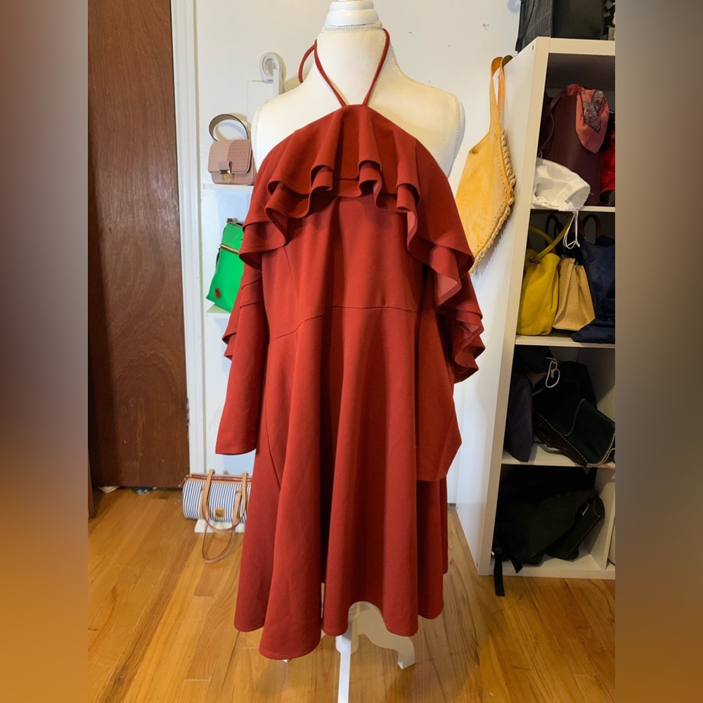 FTF rust color dress